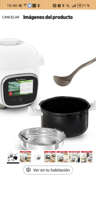 Robot de cocina Moulinex Cookeo+