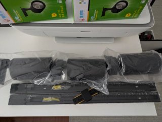 Lámpara techo focos negro para riel