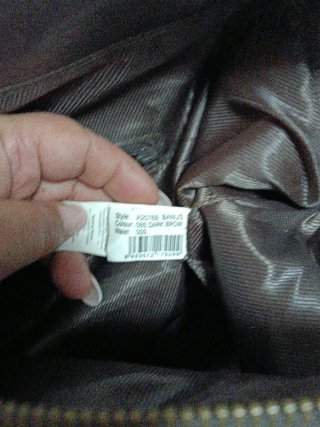 Bolso de piel marrón