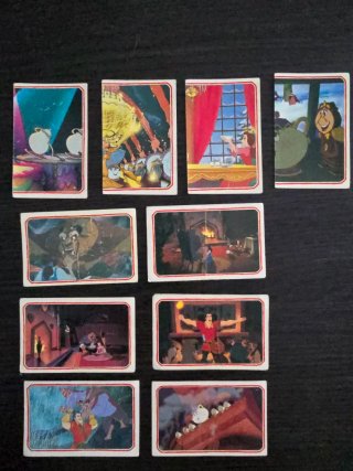 22 cromos La Bella y la Bestia