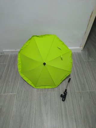 Paraguas para cochecito verde marca tex bebe