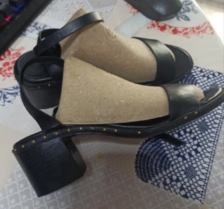 Sandalias Negras Mujer