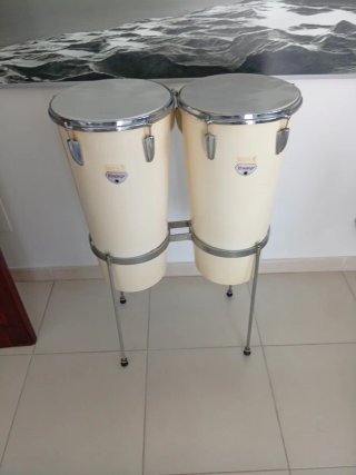 Congas Honsuy Beige con Supporto