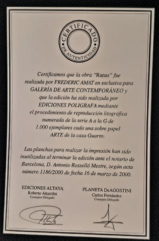 Reproducción serigráfica Frederic Amat