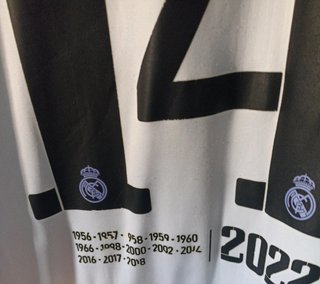 Camiseta Real Madrid 2022 Adidas Blanca