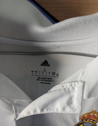 Camiseta Real Madrid 2022 Adidas Blanca