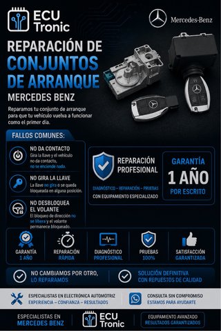 Reparación conjunto de arranque Mercedes