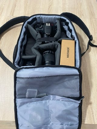 Canon EOS 1200D + 3 objetivos +trípode + mochila +