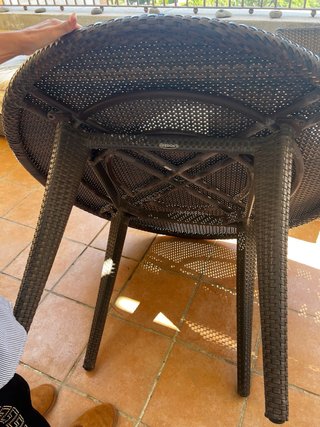 Mesa y sillas de terraza DEDON