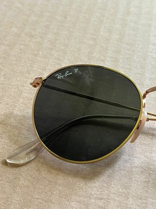Gafas Ray-Ban Redondas Doradas y Negras