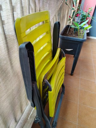 Urge venta Hamaca terraza plegable 3 posiciones.