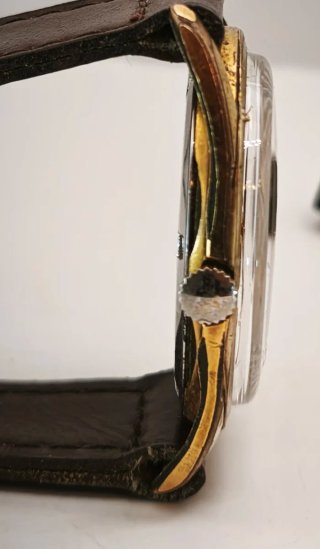 Reloj Technos Vintage 21 Rubíes Placa Oro