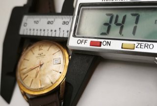 Reloj Technos Vintage 21 Rubíes Placa Oro