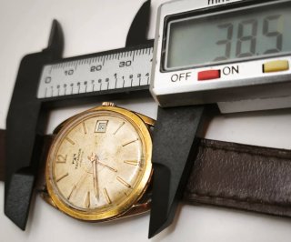 Reloj Technos Vintage 21 Rubíes Placa Oro