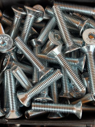 Parafusos M6x30 Zincados