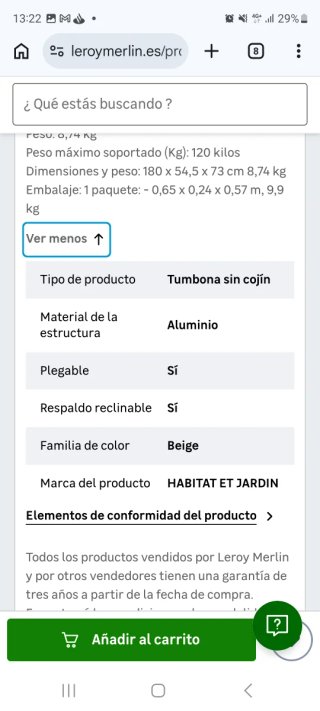 2 Tumbonas Plegables con Sombrilla Beige