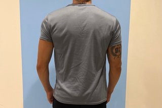 Camiseta gris con logo PARIS