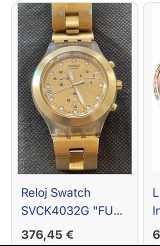 Reloj Swatch SVCK4032G FU... Dorado