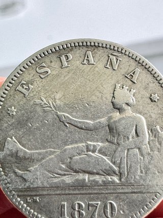 2 Pesetas 1870 *18 *75
