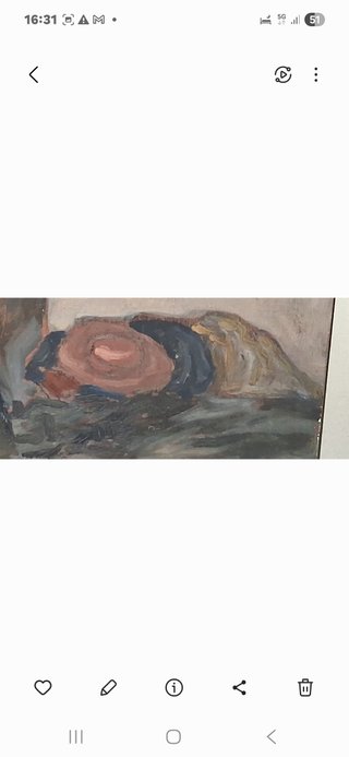 Pintura óleo antiguo impresionista firma E CAMPOS