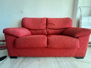 Sofá 2 plazas con funda extraíble
