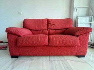 Sofá 2 plazas con funda extraíble