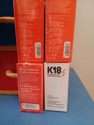 4 Mascarillas K18 leave-in molecular repair