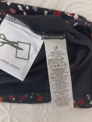Vestido corto estampado
