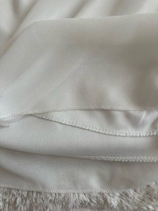 Vestido Vanny París blanco con cordón
