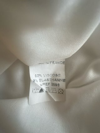 Vestido Vanny París blanco con cordón