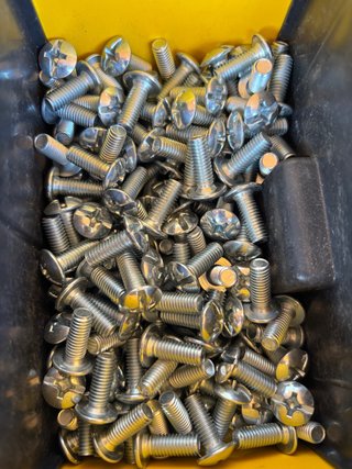 Parafusos M6x16mm Aço Zincado
