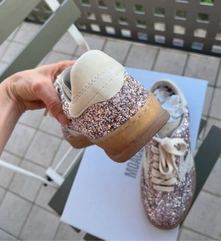 sneaker club glitter rosa moaconcept