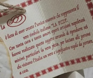 Capodimonte Pizza Souvenir Made in Italy