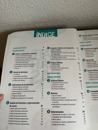 Matemáticas 2 Bachillerato