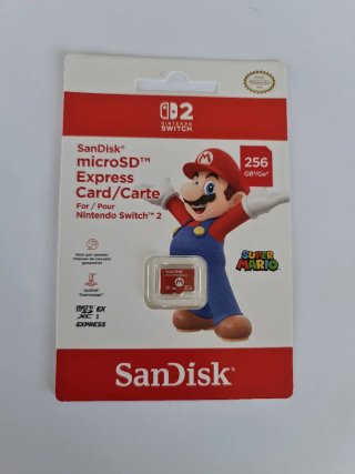 Tarjeta microSD SanDisk 256GB Switch 2 Precintada