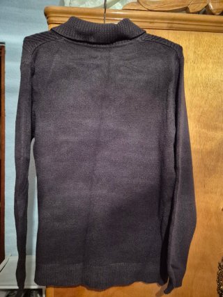 Chaqueta de punto verde  oscuro mujer