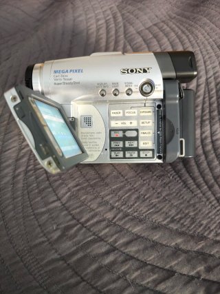 Videocámara Sony Handycam DVD Gris