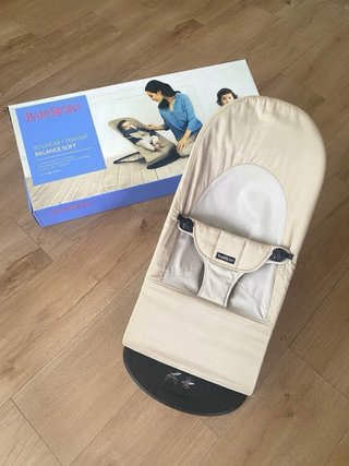 BabyBjörn Hamaca Beige Balance soft