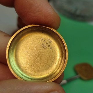 Reloj de oro antiguo cronógrafo