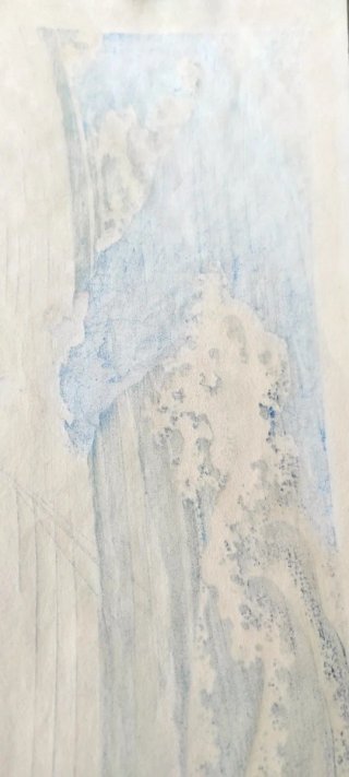 Cuadro Xilografía Japonesa Hokusai vintage
