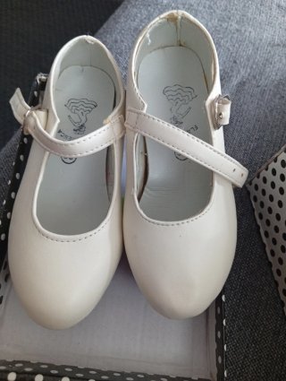 Zapatos Flamenca Blancos Niña, talla 26