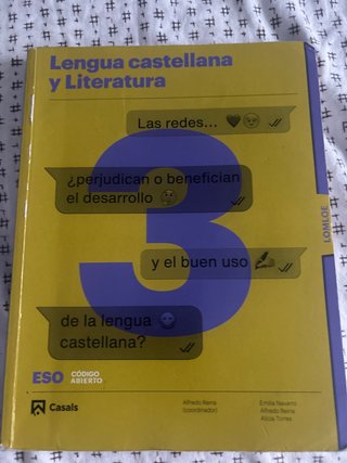 Lengua castellana y literatura 3 ESO