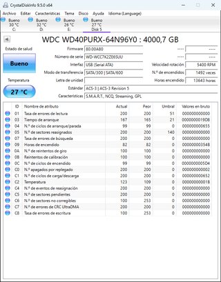 Disco Duro WD Purple 4TB