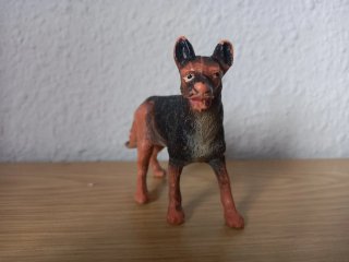 Madelman perro policía montada Canadá. Años 70s.