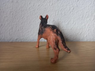 Madelman perro policía montada Canadá. Años 70s.