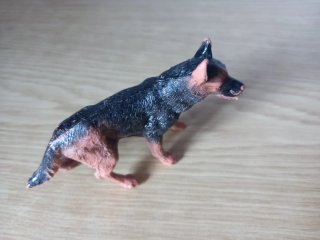 Madelman perro policía montada Canadá. Años 70s.