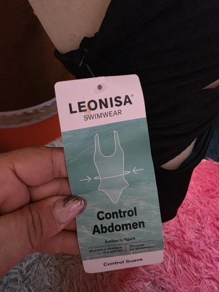 Bañador Leonisa Negro Tallas Varias