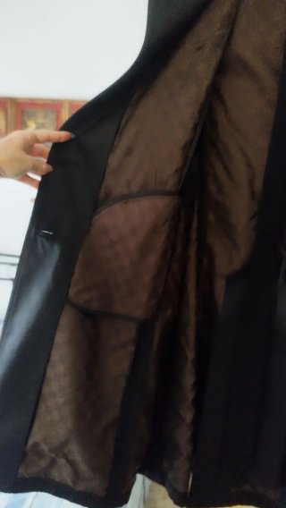 Gabardina Zara Negra Nueva