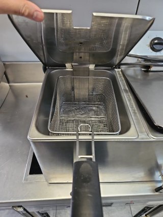 Freidora industrial doble