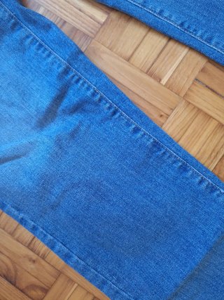 Peto largo vaquero azul